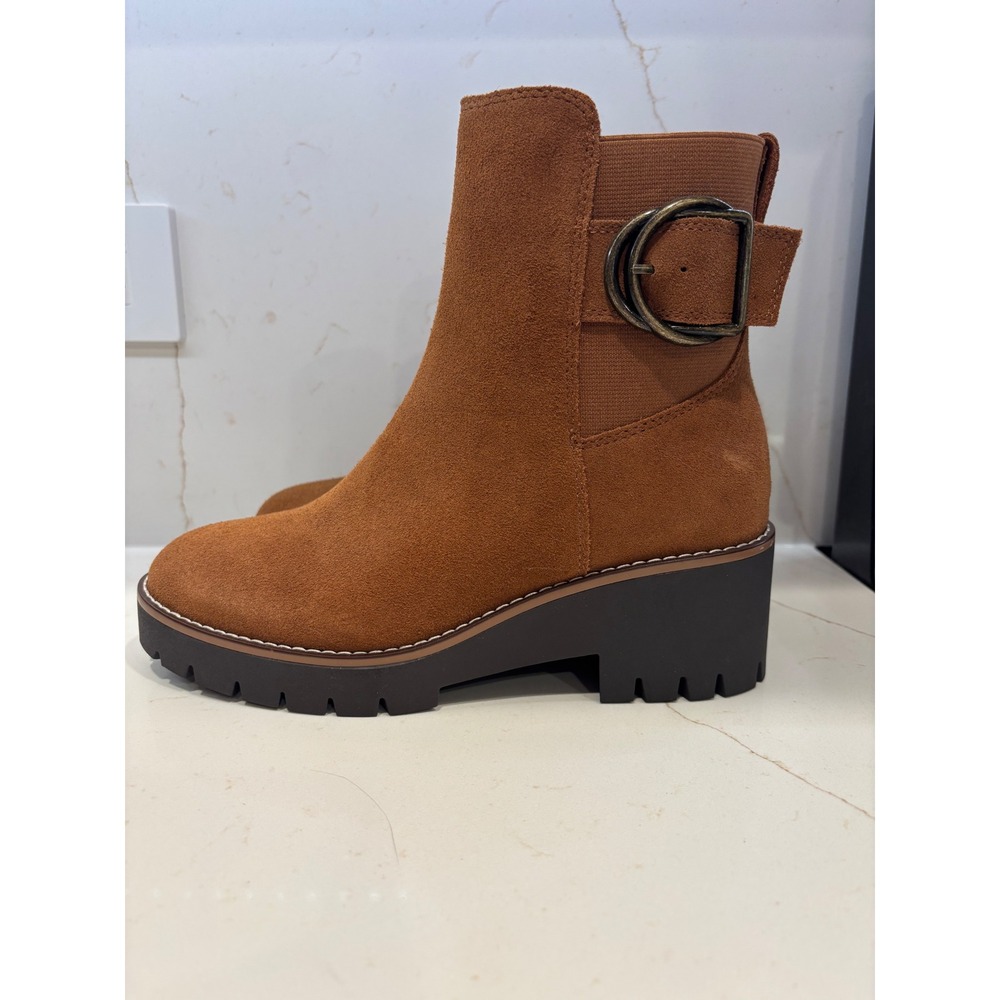 NEW Blondo 6.5 Dakota Waterproof Ankle Boot Women Cognac